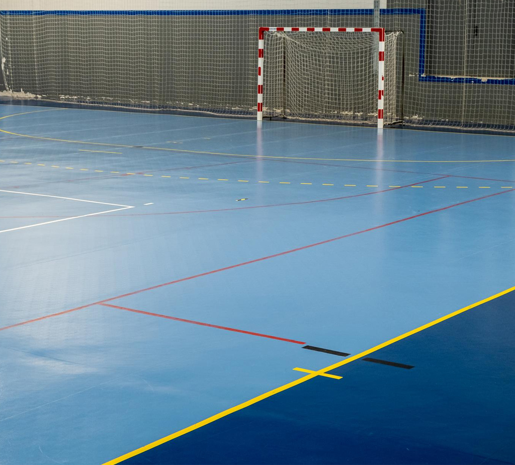 Anti-Harz-Lösung für Handballplätze